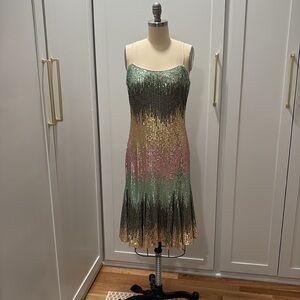 Belle Badgley Mischa Sequence Cocktail Dress
